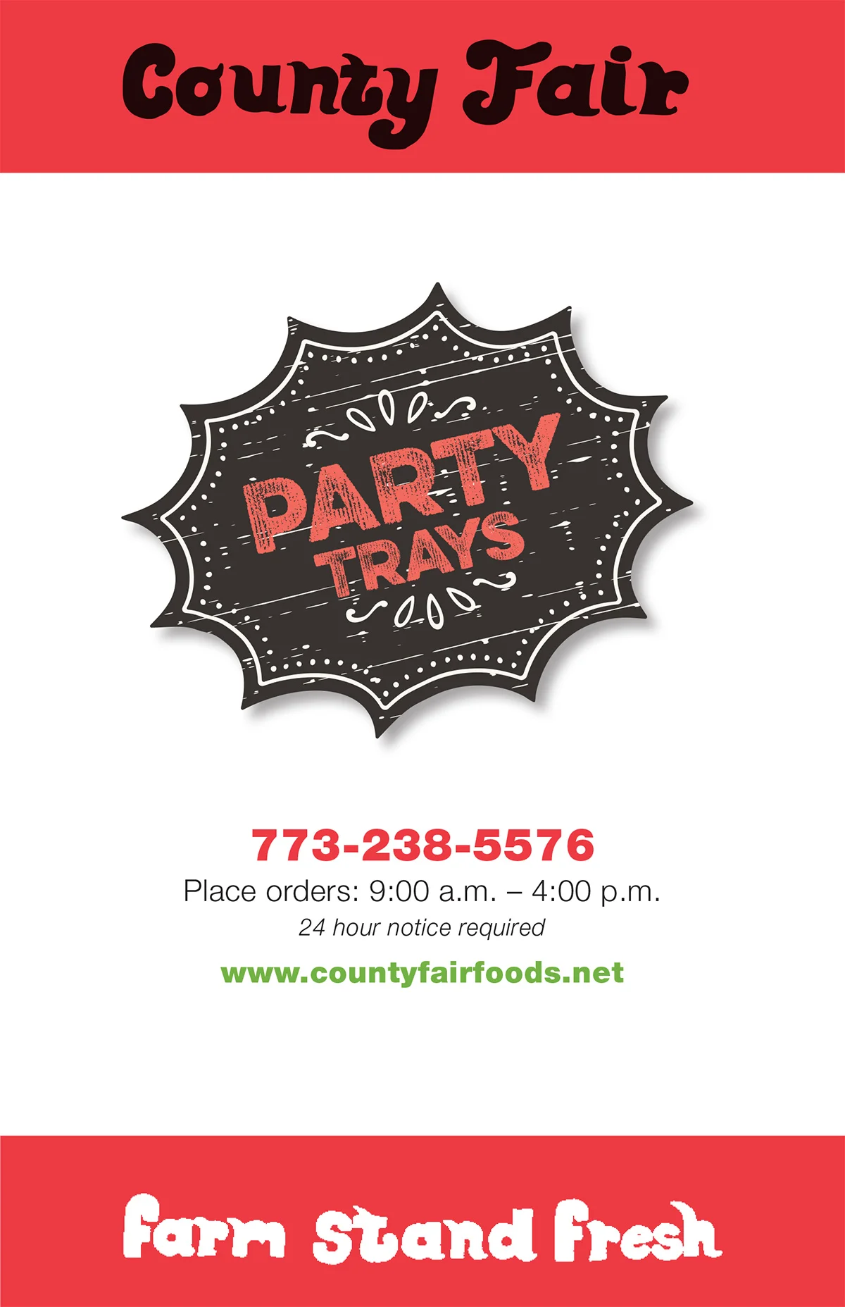 CF Party Tray Menu 2025 - 1